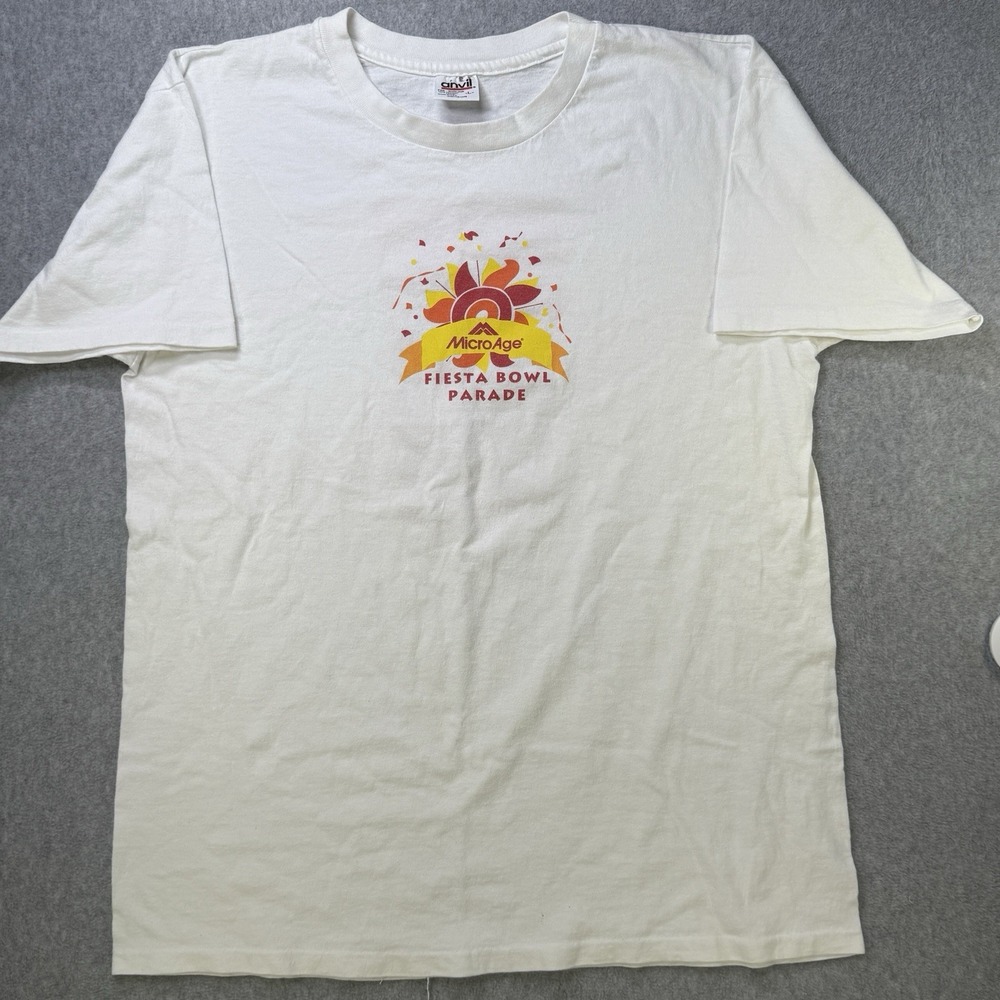 Vintage 1997 Fiesta Bowl Parade T-Shirt Anvil Tag USA Made Single Stitch L